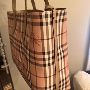 Burberry medium reversible tote